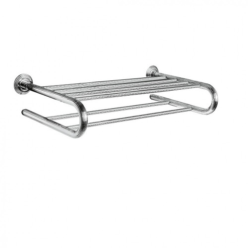CB - HERMITAGE B3387 - Držiak na uterák s poličkou 56 cm Chróm lesklý