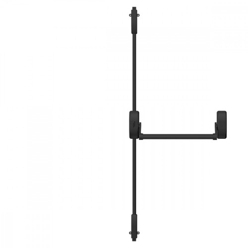 DK - SET PHA 2000 Jednokrídlové dvere s 2-bodovým zaistením  D1/1H-1D Čierna matná