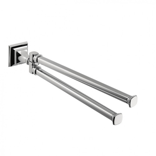 CB - PORTOFINO B3212 - Držiak na uteráky dvojitý 41,5 cm Chróm lesklý