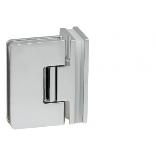 CT - CER407S - 2A Pružinový pánt pre sprchové boxy (sklo - sklo 90° ) - 8113 Chróm lesklý