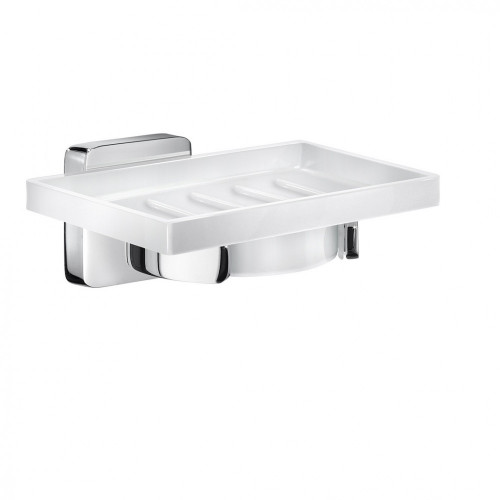 SO - ICE OK342P - Miska na mydlo s držiakom Chróm lesklý