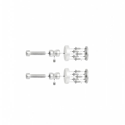 WA - Spojovací materiál WA/B pre MADLO ks DREVO Biela lesklá