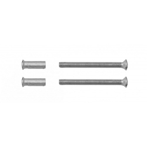 MPK - set skrutiek s protikusom M4 x 45 mm Chróm matný
