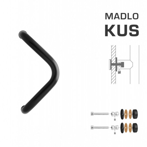 WA - MADLO M6 WA/C-S-SKLO ks Čierna matná