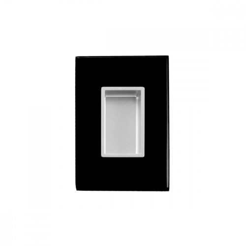 TI - Mušľa na posuvné dvere - 2649 Čierna matná