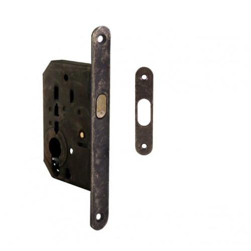 FT - Zámok na posuvné dvere 62/50 PZ Bronz antik