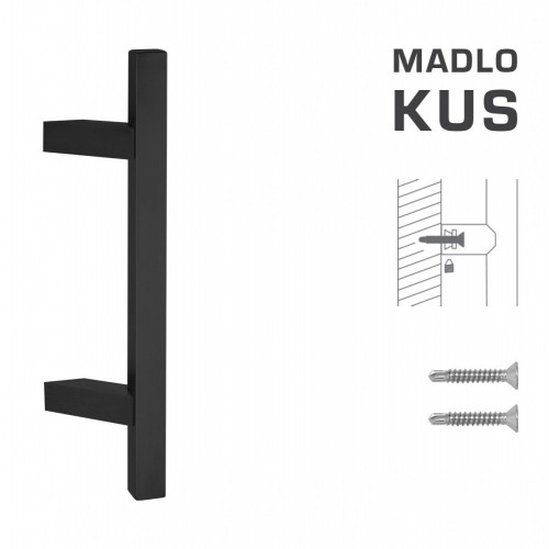 FT - MADLO kód K31Z 25x25 mm ST ks Čierna matná