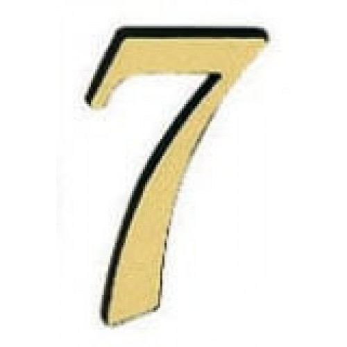 LR - DOMOVÁ ČÍSLICA "7" - 120 mm Bronz matný