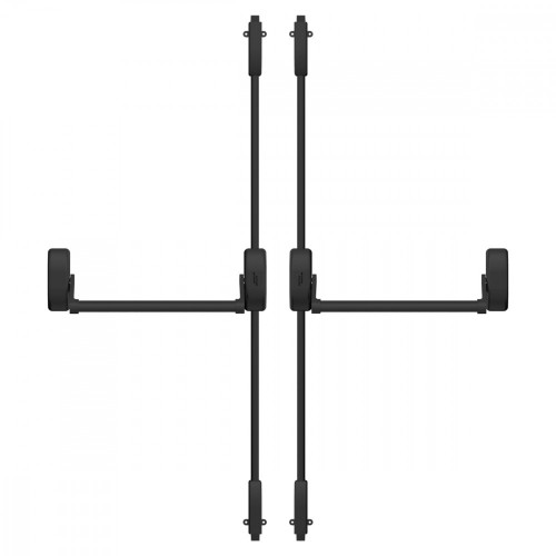 DK - SET PHA 2000 Dvojkrídlové dvere so 4-bodovým zaistením D2/2H-2D Čierna matná