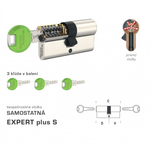 DK - EXPERT plus S Nikel matný