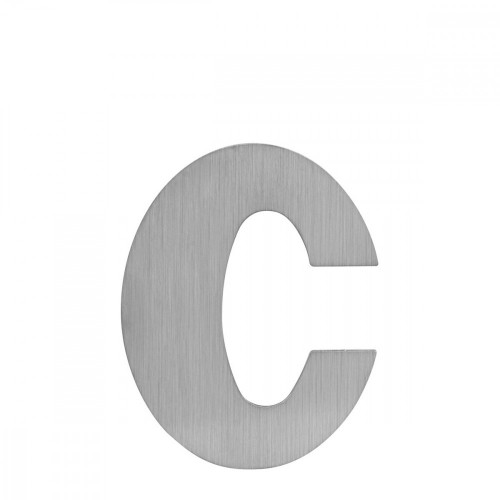 LR - DOMOVÉ PÍSMENO "c" - 115 mm Nerez matná