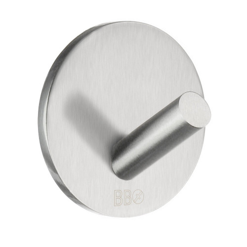 SO - BB - B1080/4 - Samolepiaci vešiak mini Nerez matná