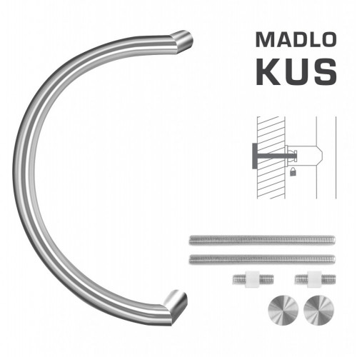 FT - MADLO kód K16 Ø 30 mm UN ks Nerez matná