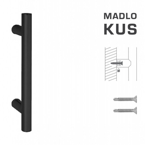 FT - MADLO kód K00 Ø 25 mm ST ks Čierna matná