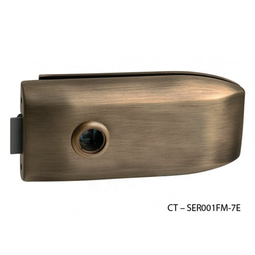 CT - 6000 Kovanie na sklenené dvere Bronz matný