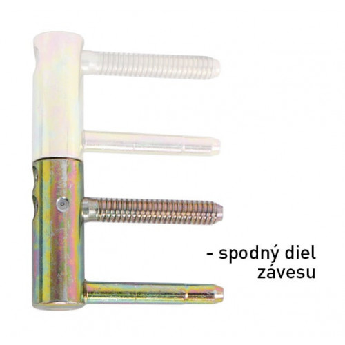 OV - Pánt nastaviteľný spodný 495/20 Pozink žltý