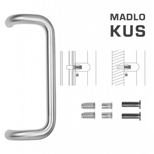 FT - MADLO kód K38 Ø 32 mm SP ks Nerez matná