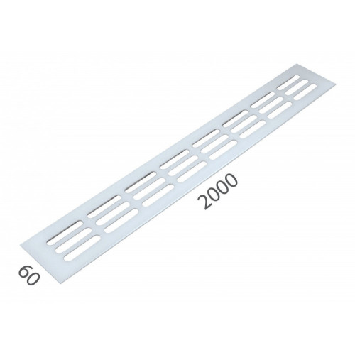 SRL - ALFA vetracia mriežka 60 x 2000 mm Biela lesklá