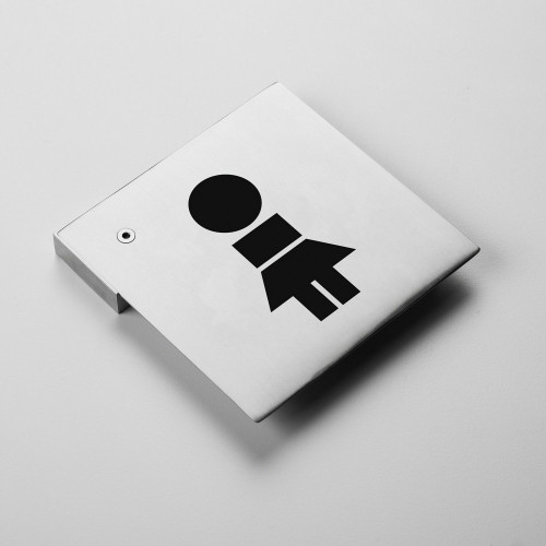 JNF - PIKTOGRAM ŽENA IN.26.601 Nerez matná