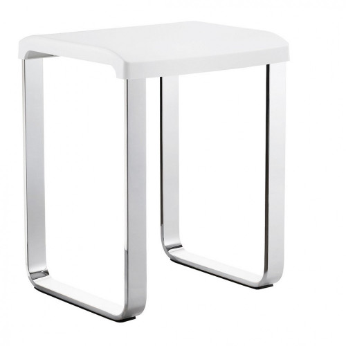 SO - OUTLINE FK406 - Stolička do sprchy Biela matná