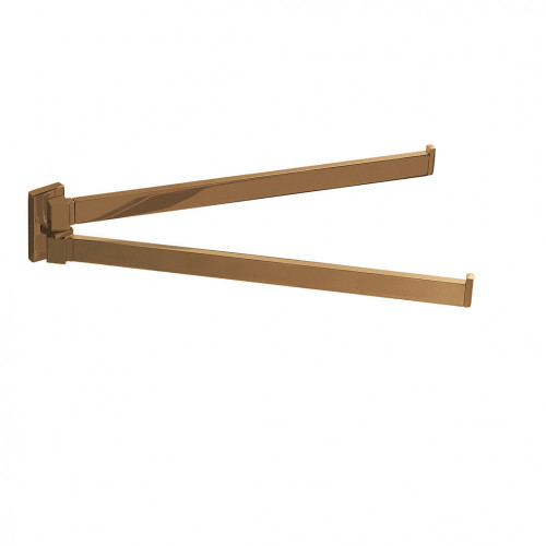 CB - LOOK B1612 - Držiak na uteráky dvojitý 33,5 cm Meď matná PVD
