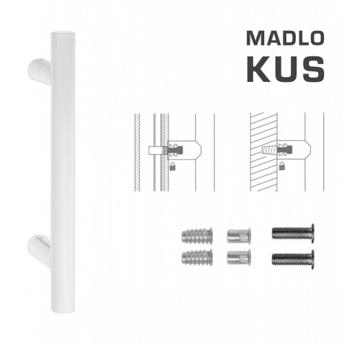 FT - MADLO kód K00 Ø 25 mm SP ks Biela matná