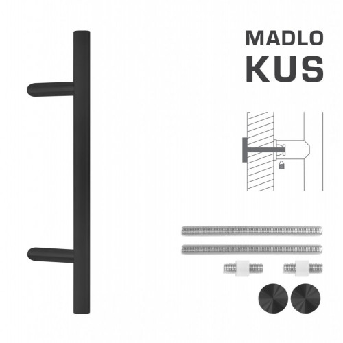FT - MADLO kód K10 Ø 30 mm UN ks Čierna matná