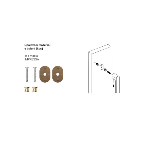 MPK - IMPRESSA MADLO (UN) CC 300 pár MEM - meď matná (MRSG) MPK - IMPRESSA MADLO (UN) CC 300 pár MEM - meď matná (MRSG)