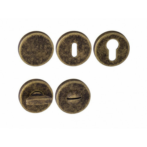 TI - ROZETA - R Bronz antik