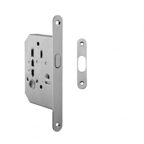 FT - Zámok na posuvné dvere 61/50 WC Chróm lesklý