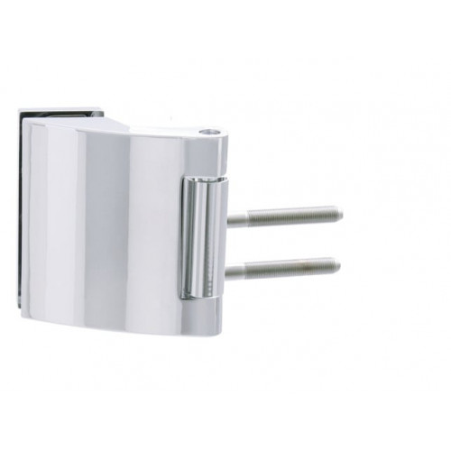 CT - CER203C - 2A Pár vertikálnych pántov (sklo-zárubňa) - 8005Z Chróm lesklý