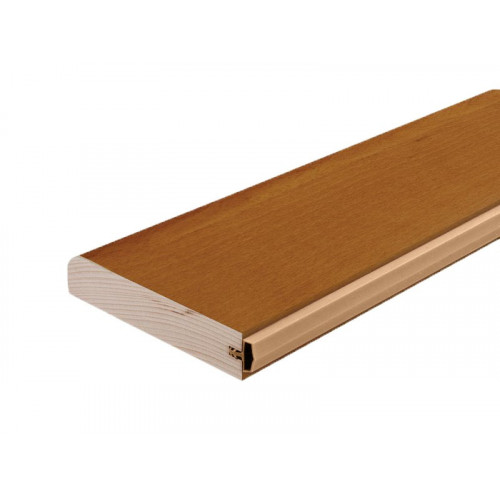 TD - DREVENÝ PRAH S TESNENÍM - BUK JELŠA BUK -  Morenie jelša lakovaný