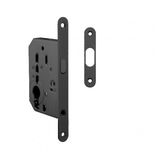 FT - Zámok na posuvné dvere 62/50 PZ Čierna matná