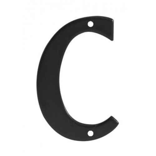 SO - BB - BB952 - DOMOVÉ PÍSMENO "C" - 120 mm Čierna matná