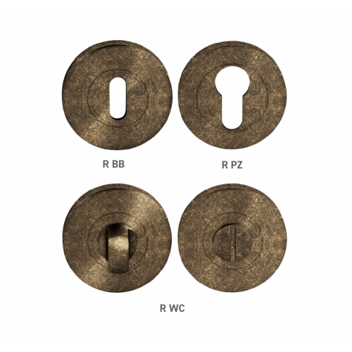 MPK - ROZETA - R Bronz antik