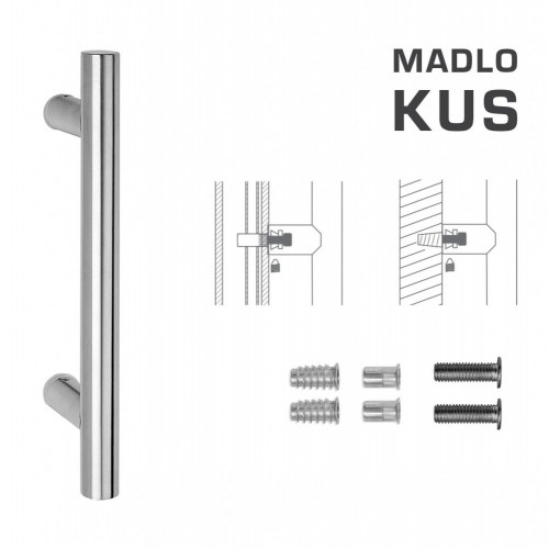 FT - MADLO kód K00 Ø 25 mm SP ks Nerez matná