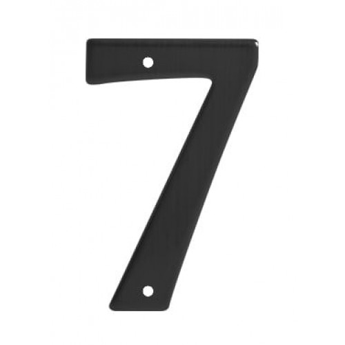 SO - BB - BB947 - DOMOVÁ ČÍSLICA "7" - 150 mm Čierna matná