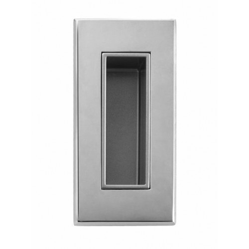 TI - Mušľa na posuvné dvere - 2650 Chróm lesklý