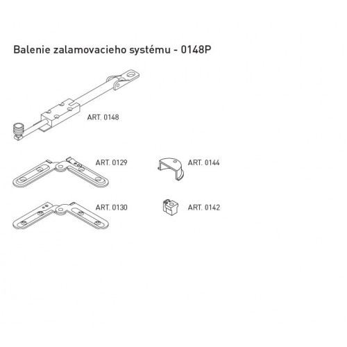 SC - Balenie pre zalamovacie dvere s falcom 40kg