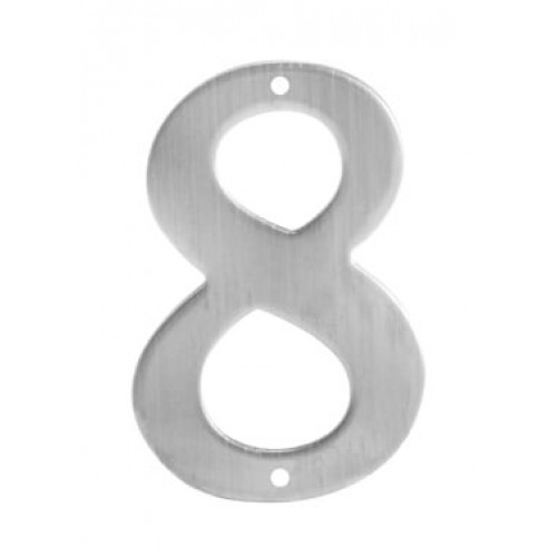 SO - BB - B948 - DOMOVÁ ČÍSLICA "8" - 150 mm Nerez matná