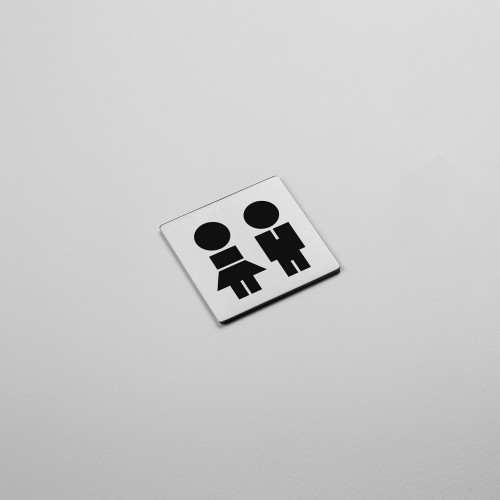 JNF - PIKTOGRAM ŽENY A MUŽI IN.26.803 Nerez matná