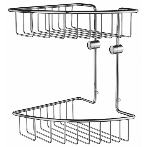 SO - HOME HK377 - Košík do sprchy dvojitý Chróm lesklý