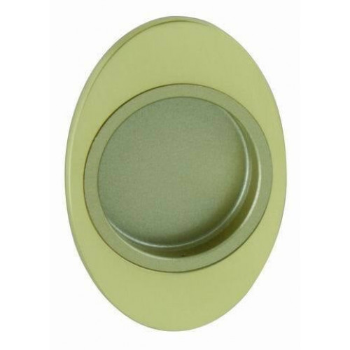 MI - Mušľa DUE 84 x 60 mm - oválna Zlatá lesklá