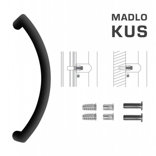 FT - MADLO kód K39 Ø 32 mm SP ks Čierna matná