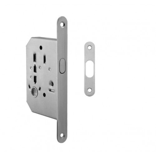 FT - Zámok na posuvné dvere 61/50 WC Chróm matný