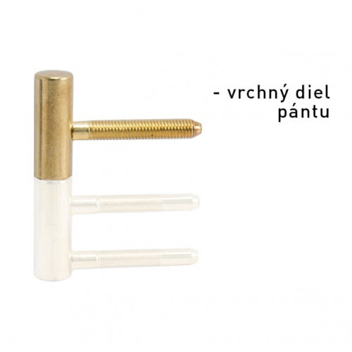 OV - Pánt nenastaviteľný vrchný 100/15 Zlatá lesklá