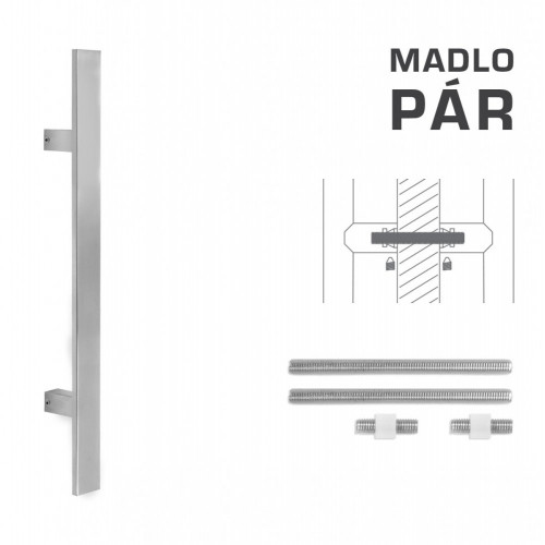 FT - MADLO kód K41S 40x10 mm UN pár Nerez matná