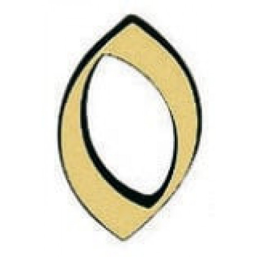 LR - DOMOVÁ ČÍSLICA "0" - 120 mm Bronz matný