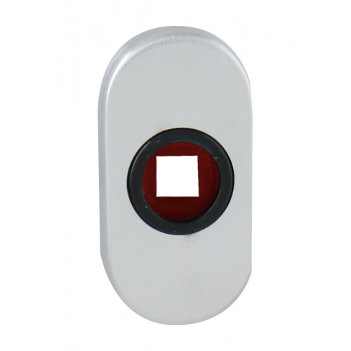 FT - Rozeta R - POD KĽUČKU - 60 x 30 mm Chróm matný