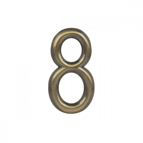 MPK - DOMOVÁ ČÍSLICA "8"- 75 mm - nalepovacia Bronz matný